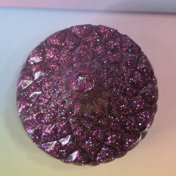 Purple Glitter Resin Trinket/Jewerly Box - Picture 9 of 9